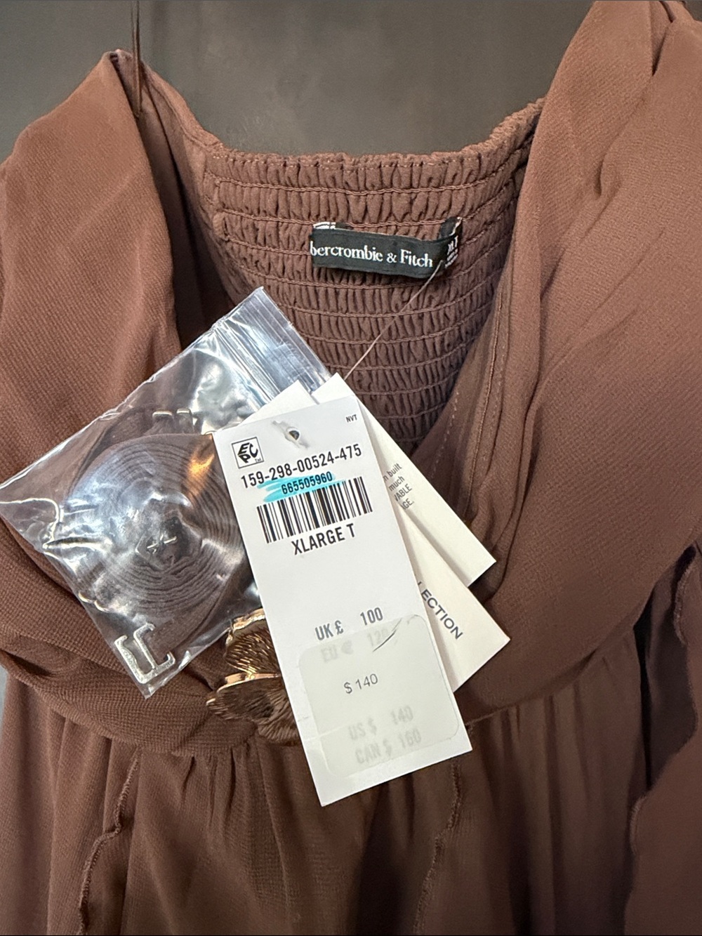 Abercrombie & Fitch Bra Free Strapless Maxi Dress - Picture 2 of 9